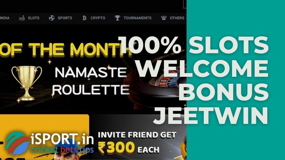 100% Slots Welcome Bonus JeetWin: how to back win