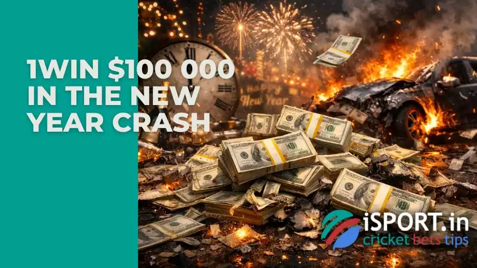 1win $100 000 in the New Year Crash