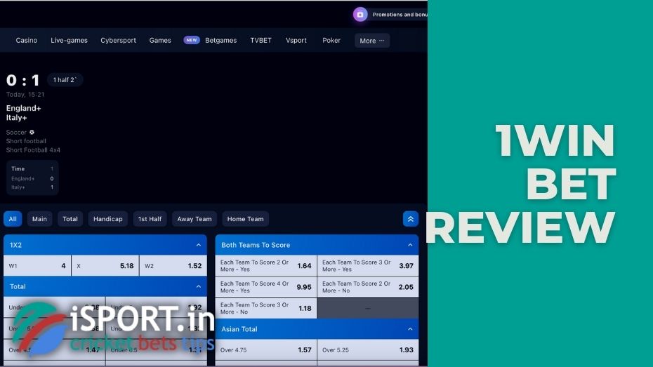 1win app review