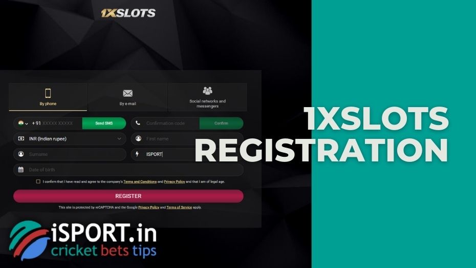 1xSlots review registration