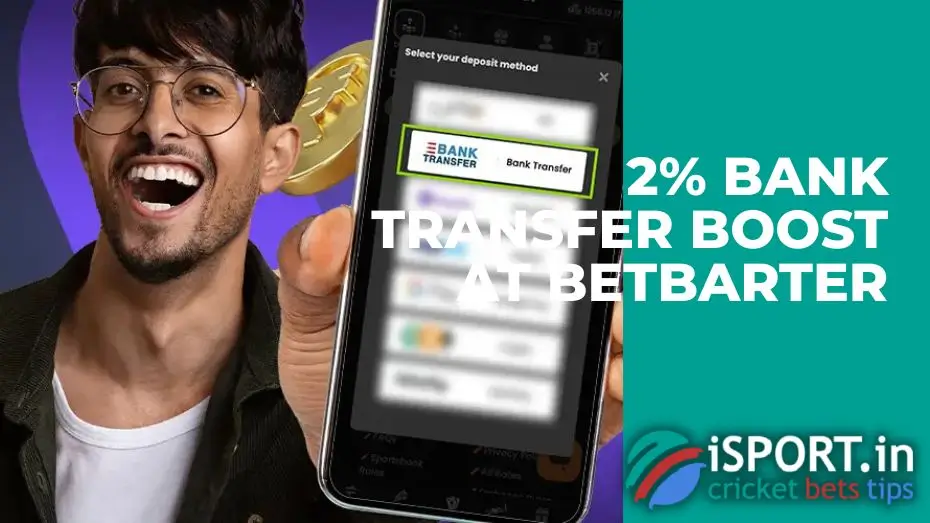 2% Bank Transfer Boost at BetBarter