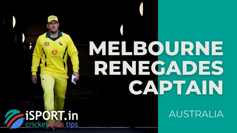 Aaron Finch is Melbourne Renegades captain