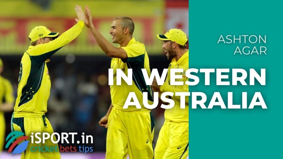 Ashton Agar plays domestically for Western Australia since 2012/13