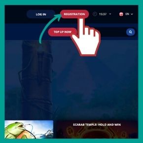 Casino Z Promo Code: Click on the button Registration