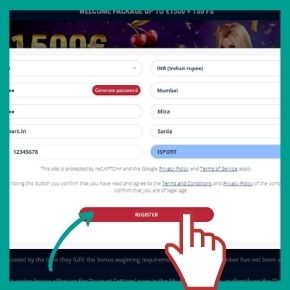 Casino Z Promo Code: Complete the registration