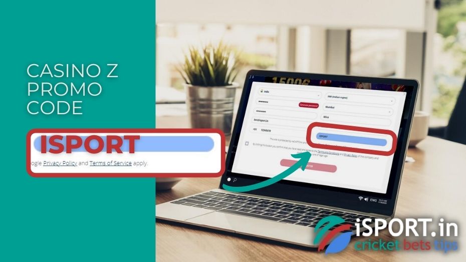 Casino Z Promo Code: Enter ISPORT in the field