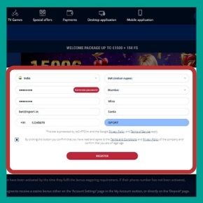Casino Z Promo Code: Fill out the registration form