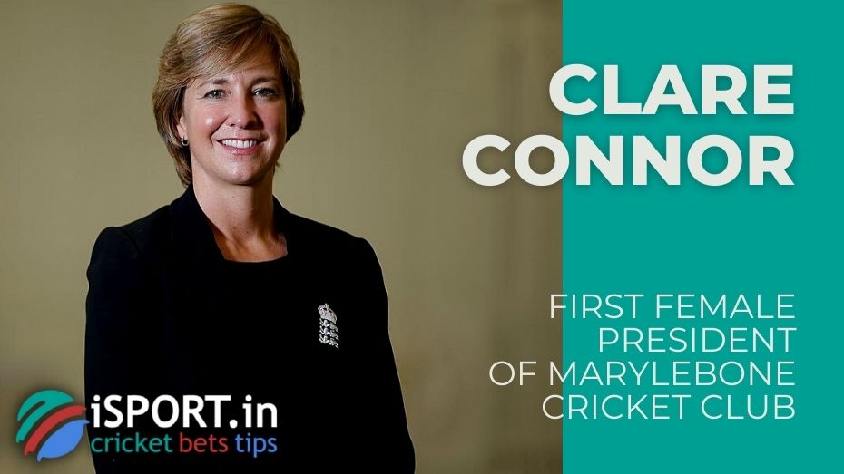 Clare Connor - first female president of Marylebone Cricket Club