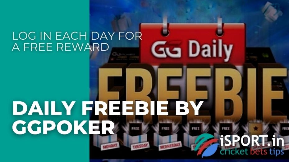 Daily Freebie by GGPoker – Log in each day for a free reward