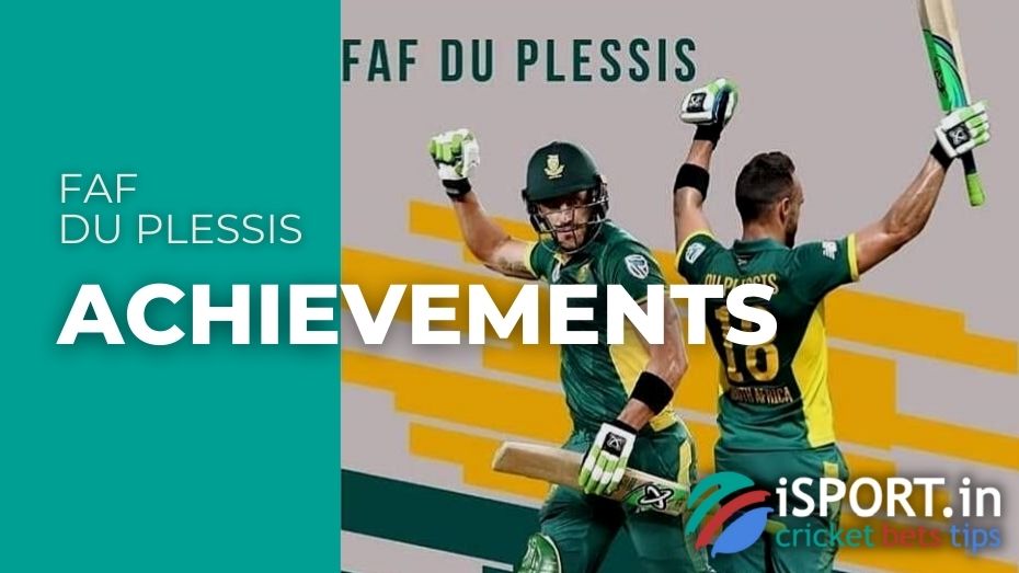 Faf du Plessis one of the most successful players in South Africa