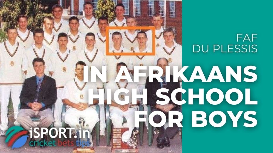Faf du Plessis in Afrikaans High School for Boys