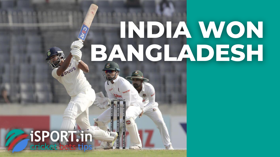 India won the second test match against Bangladesh