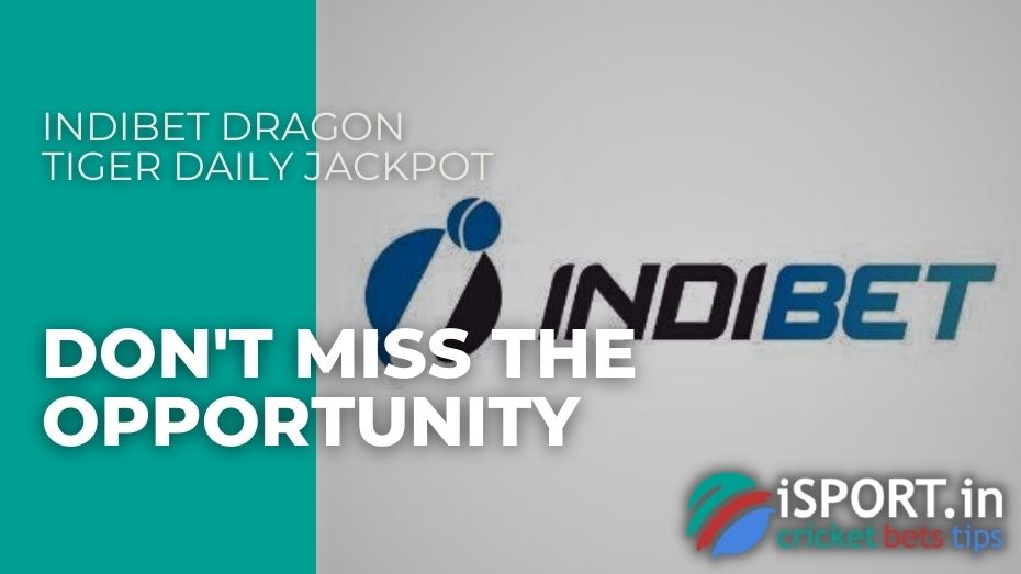 Indibet Dragon Tiger Daily Jackpot – Don't miss the opportunity