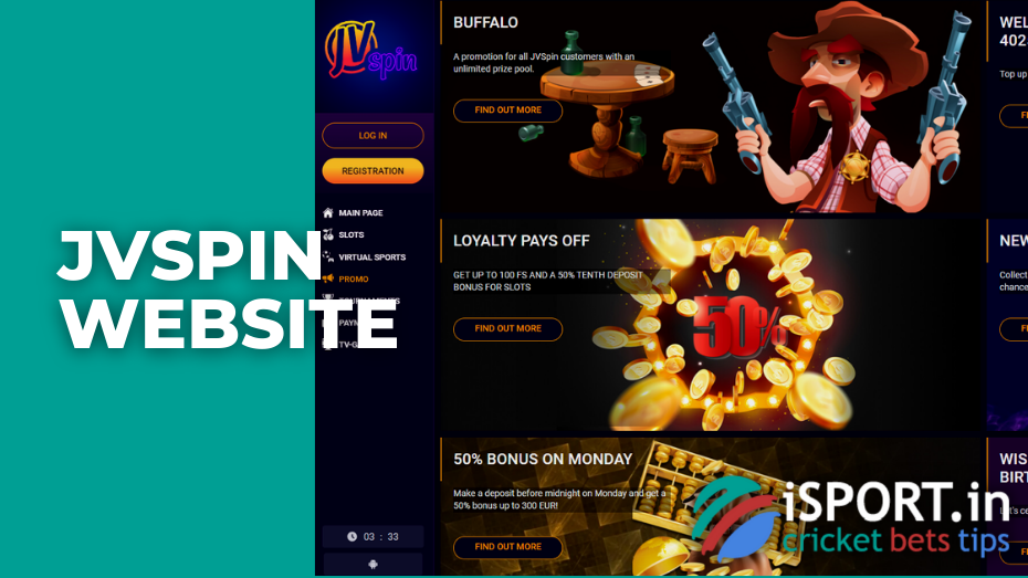 JVspin website