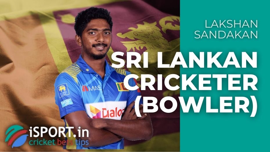 Lakshan Sandakan Sri Lankan cricketer