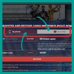 Megapari Promo Code: Registration method