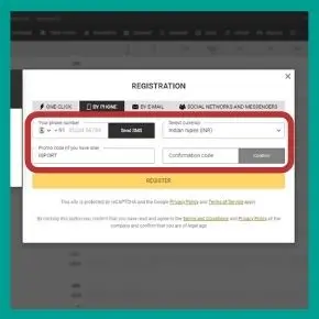 Melbet Promo Code - Fill in the registration fields