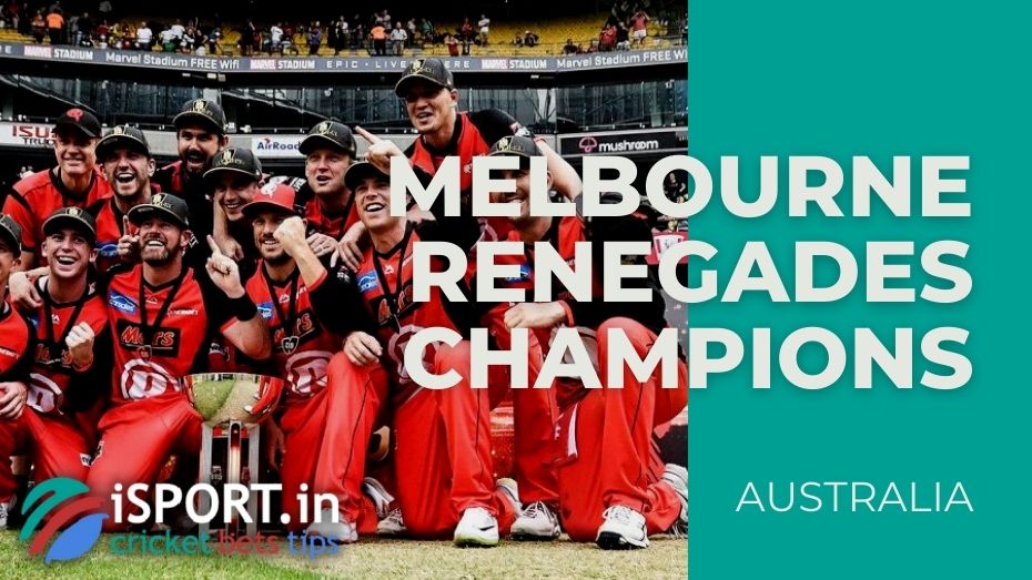 Melbourne Renegades BBL champion