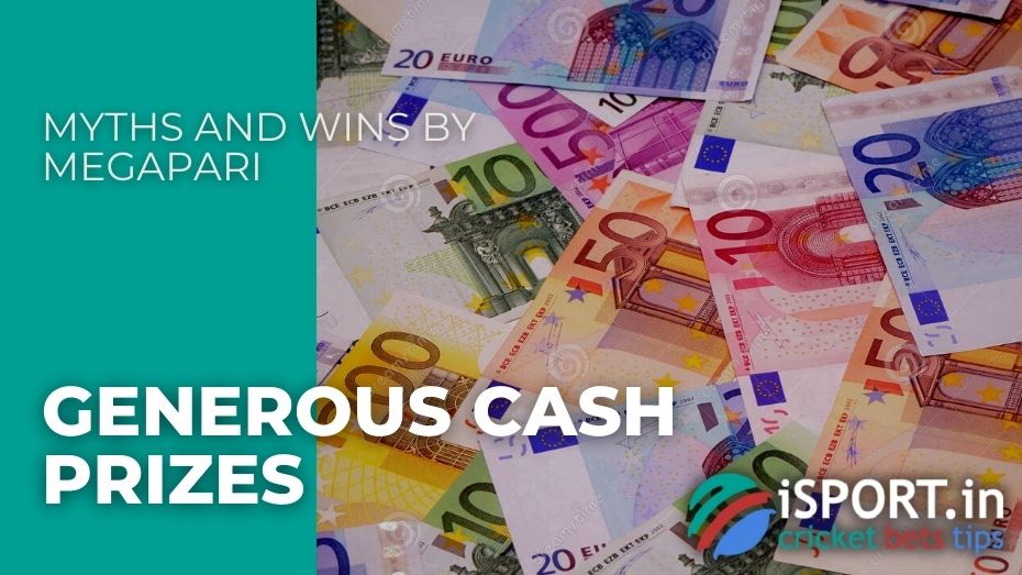 Myths And Wins by Megapari – Generous cash prizes