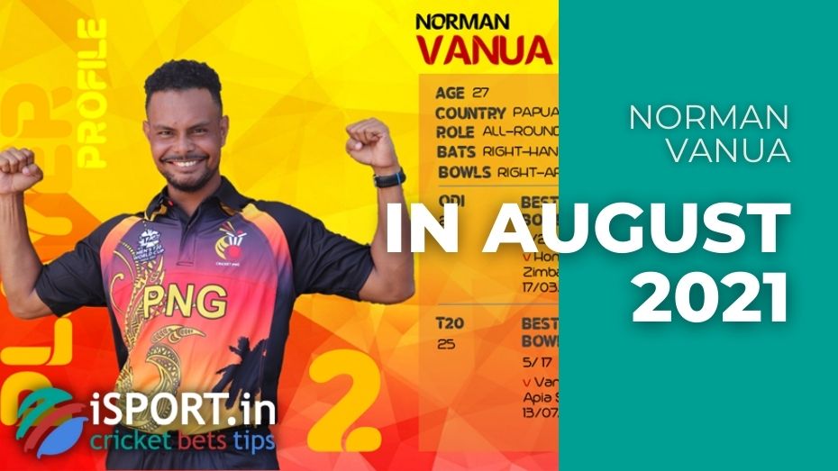 Vanua for the 2021 ICC Men's T20 World Cup in August 2021