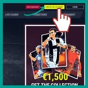 Rabona Promo Code - Create an account