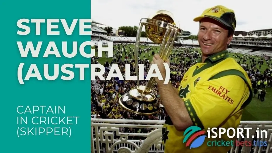 Steve Waugh - legendary captain of the Australian national cricket team from 1997 to 2004