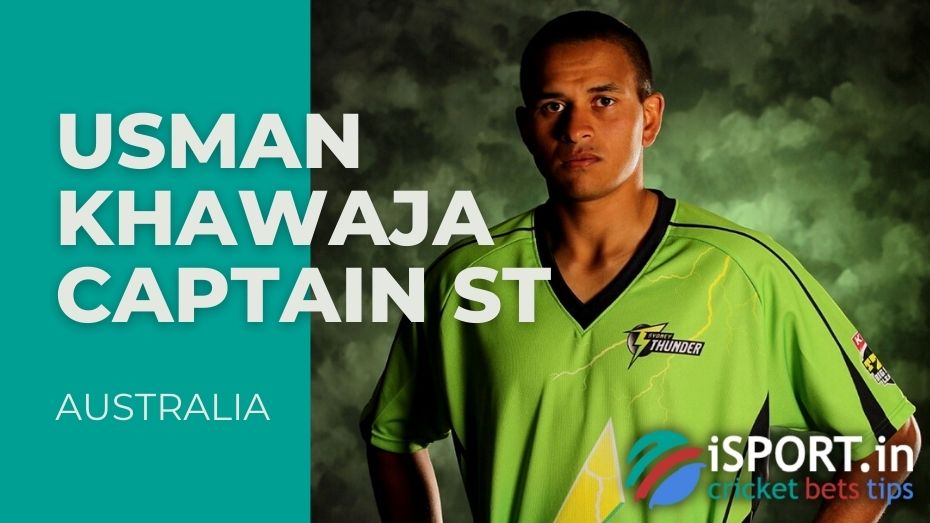 Usman Khawaja captain Sydney Thunder