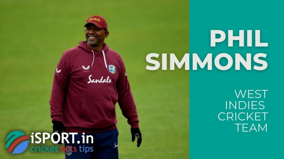 West Indies Cricket Team - Phil Simmons – main coach of the team