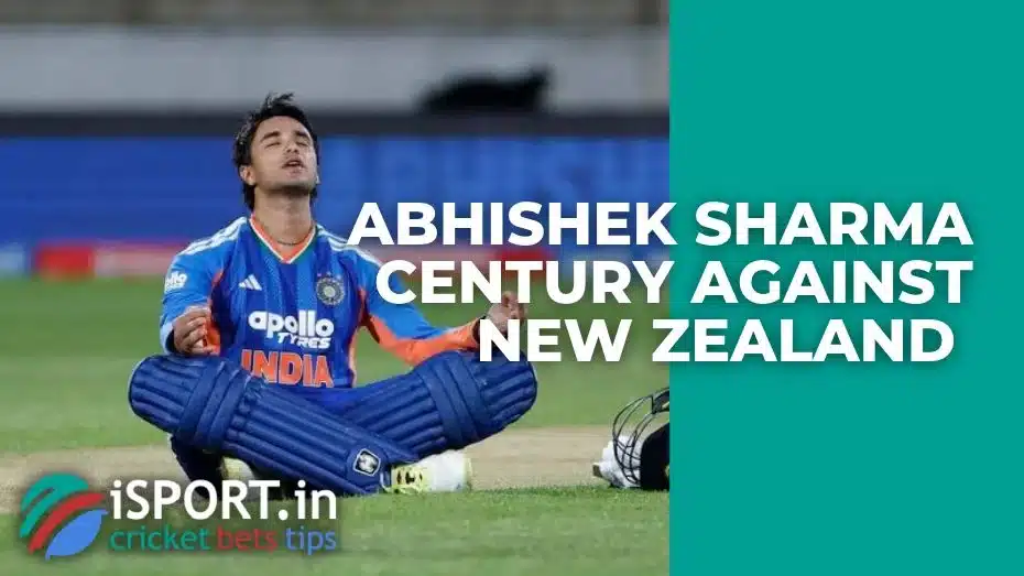 Abhishek Sharma Century Against New Zealand