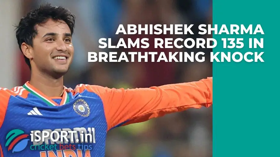 Abhishek Sharma slams record 135 in breathtaking knock