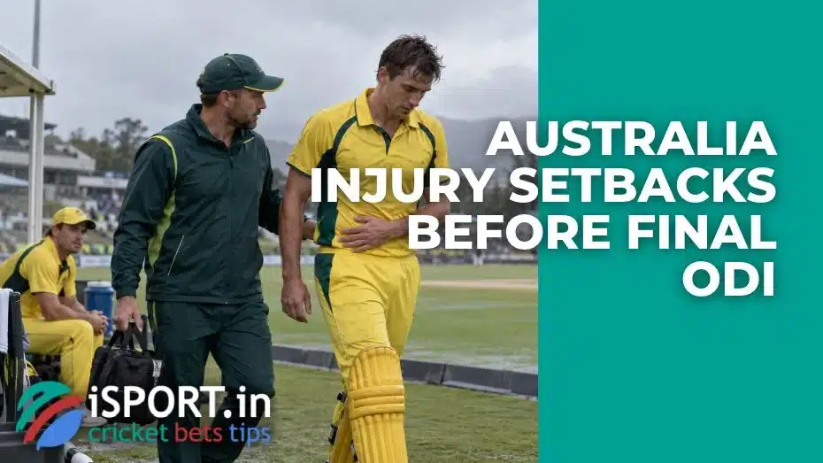 Australia Injury Setbacks Before Final ODI