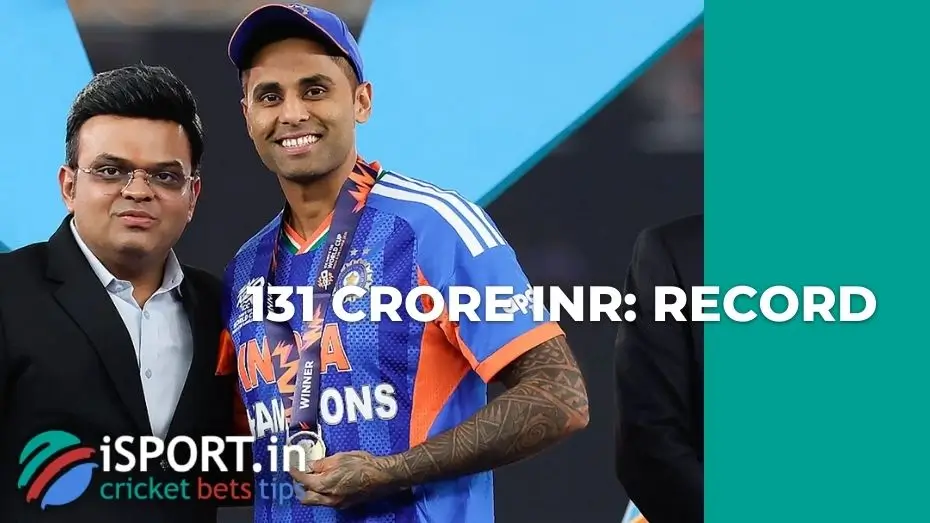 BCCI announces 131 crore INR cash prize for India’s T20 World Cup-winning team: record