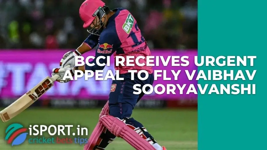 BCCI receives urgent appeal to fly Vaibhav Sooryavanshi to England