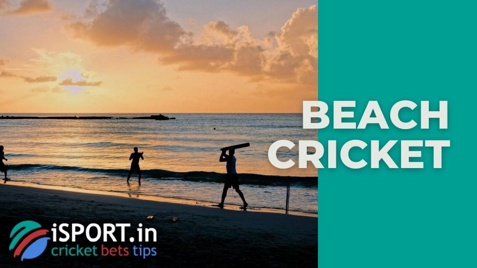 Beach cricket