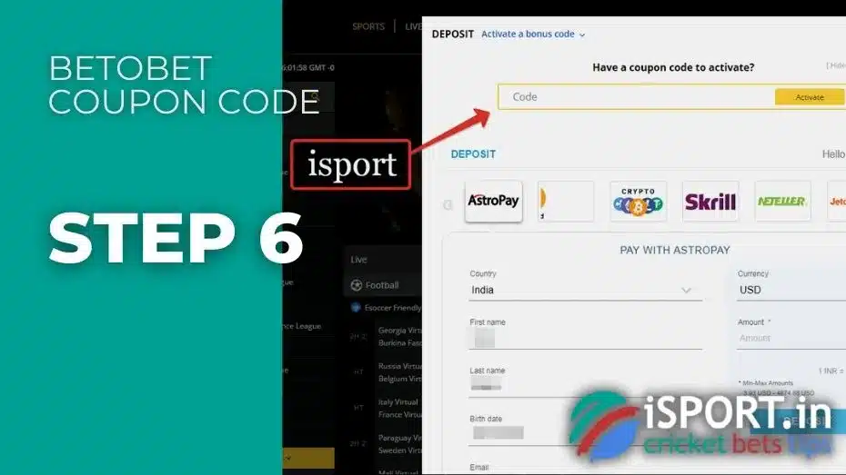 Betobet Coupon Code 10 Betobet Coupon Code 6th step registration