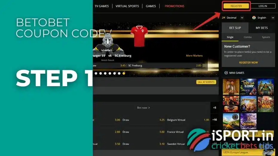 Betobet Coupon Code 5 Betobet Coupon Code 1st step registration