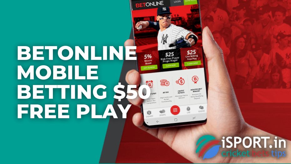 BetOnline Mobile Betting $50 Free Play