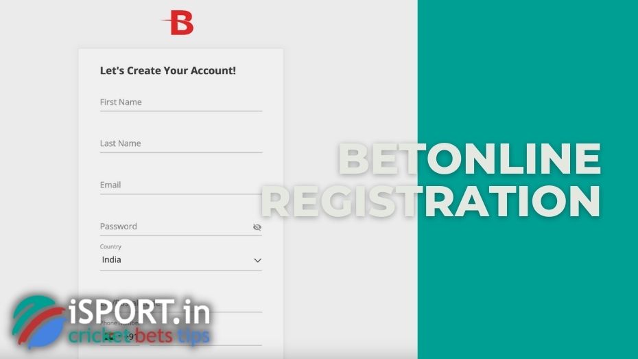 Betonline registration: step-by-step instructions