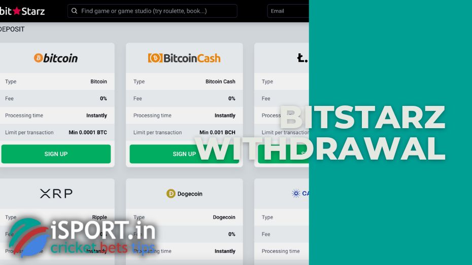 Bitstarz review withdrawal and account replenishment