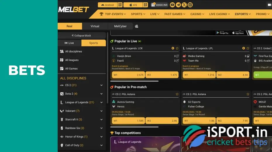 Cashback amount of Blast Slam Season at Melbet