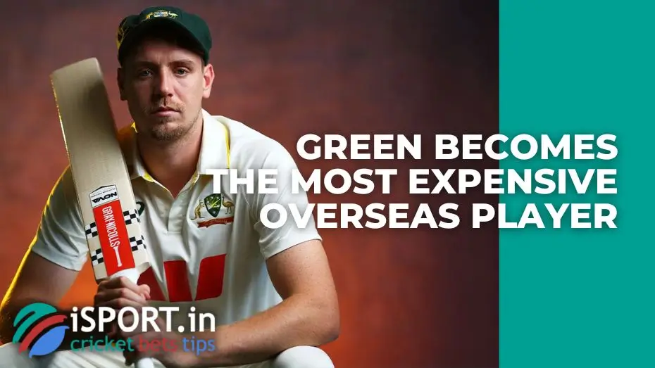 Cameron Green becomes the most expensive overseas player in IPL history