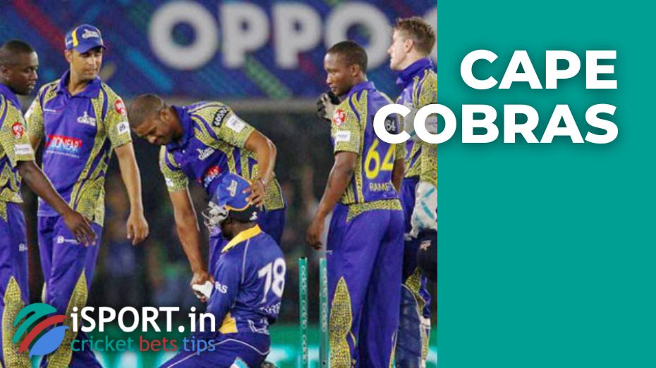 Cape Cobras - the history of the first teams