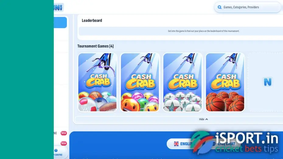 Tournament Cashcrab Monthly Race in Nomini