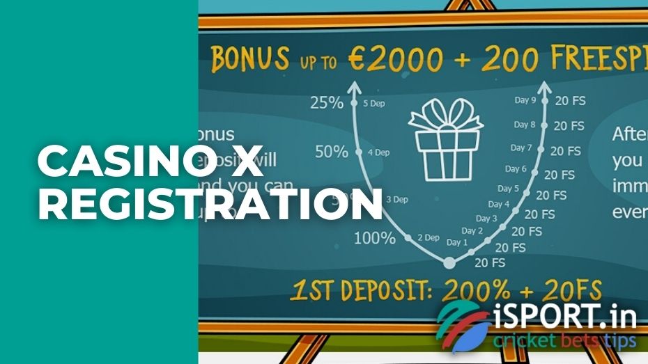 Casino X registration