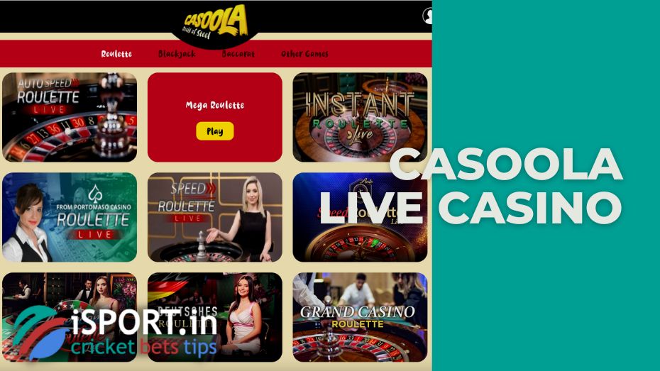 Casoola review live casino