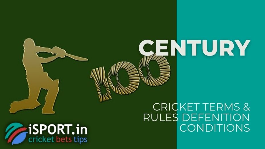 Century in cricket