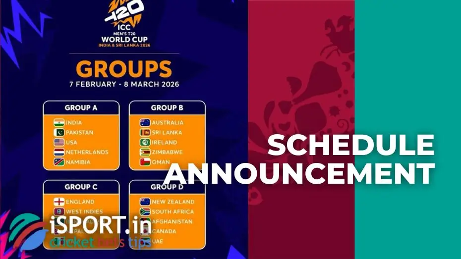 Schedule Announcement