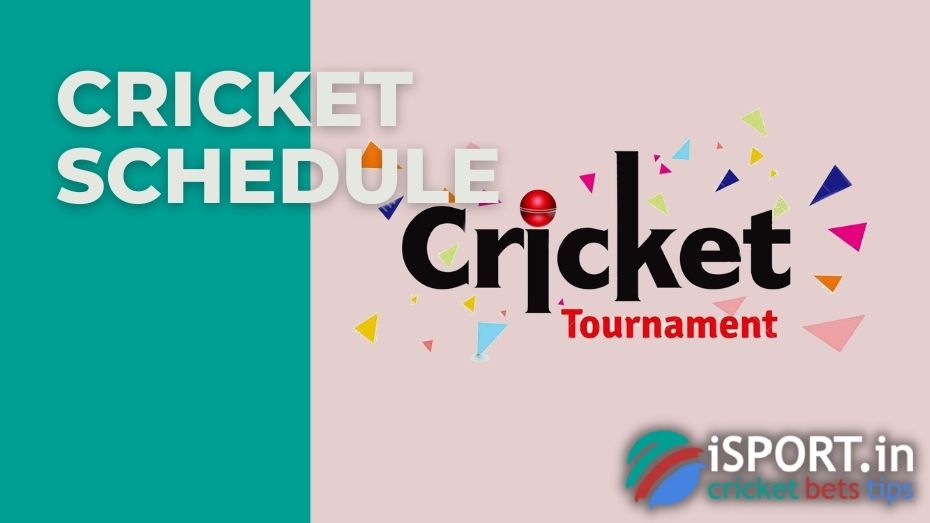 Cricket seasons (schedule) are the times of the year when cricket is played.