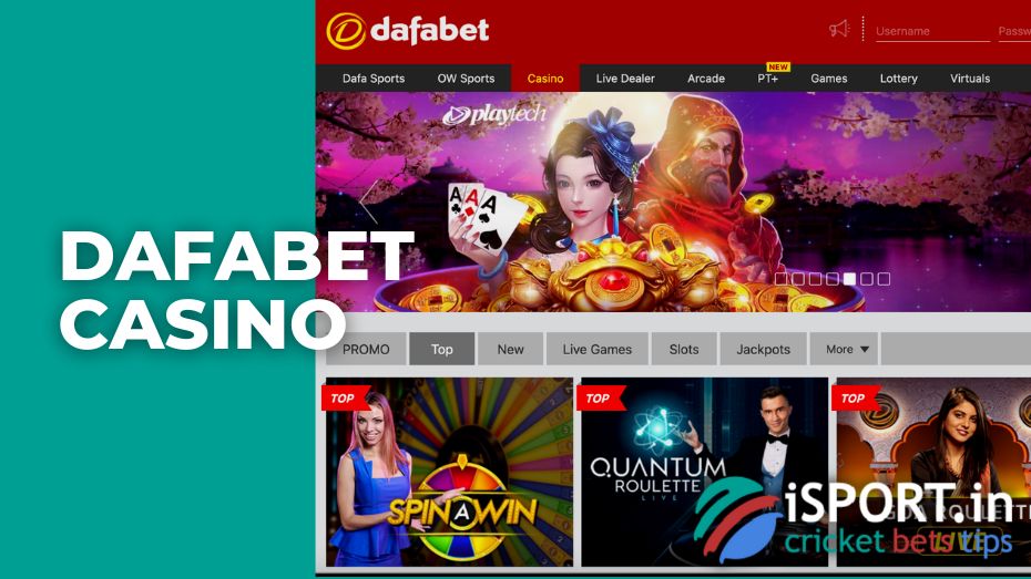 Dafabet casino: types of gambling