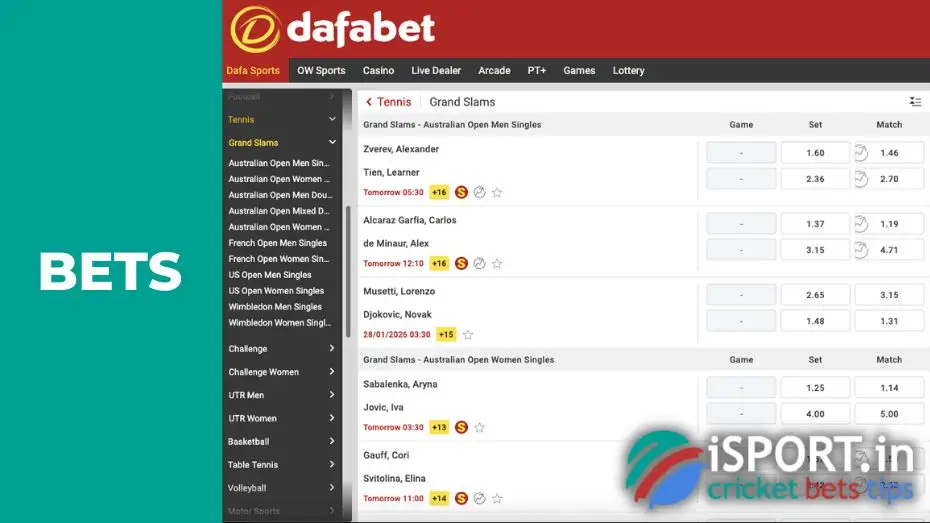 Dafabet Tie-Breaker Promotion Conditions